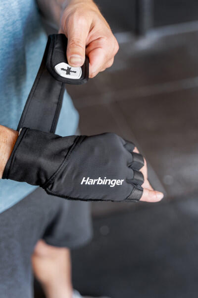 Guanti Harbinger Pro Wristwrap 2.0 Unisex Nero Piccolo per sollevamento pesi 5/5