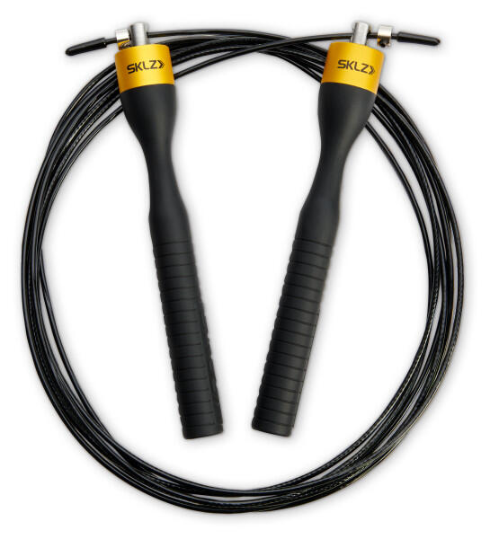 SKLZ Corda per Saltare Speed, Nero - Manico ergonomico, cavo resistente 304 cm 2/5