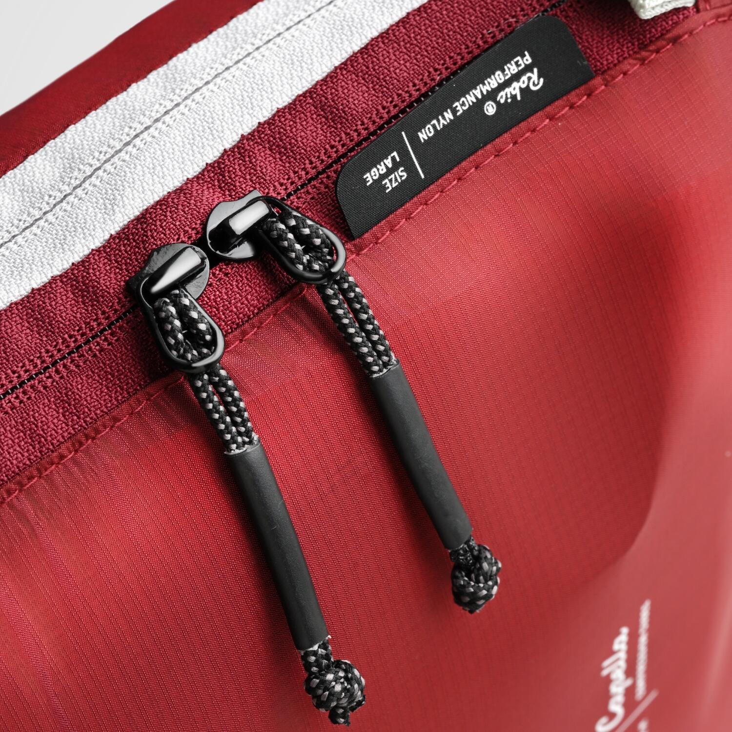 Organizer valigia set cubi da imballaggio ultraleggere con compressione, rosso 4/7