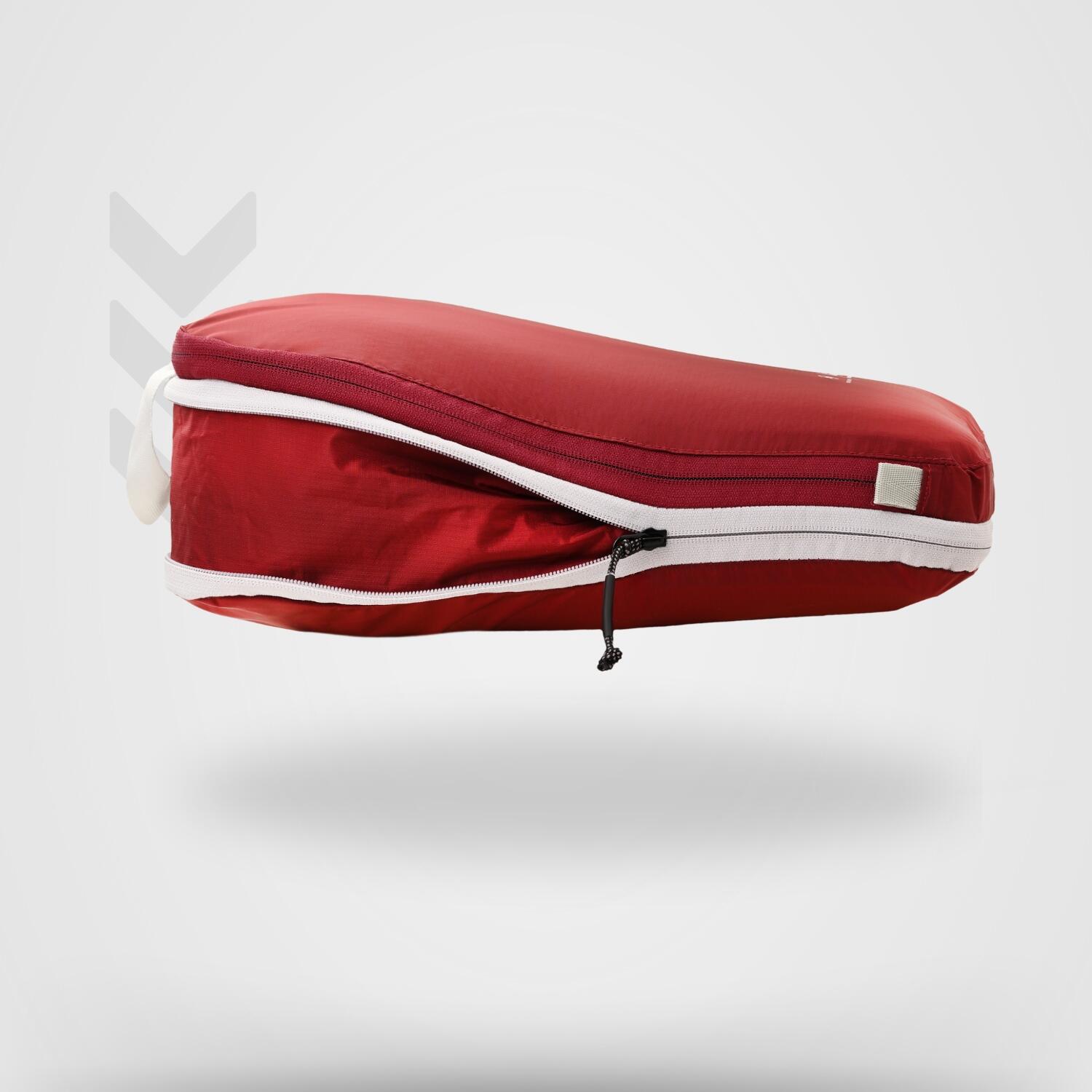 Organizer valigia set cubi da imballaggio ultraleggere con compressione, rosso 2/7