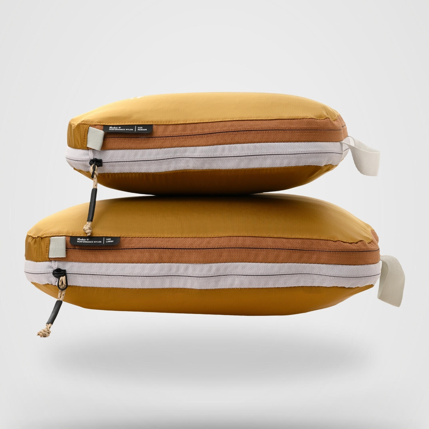 Cipway Compressie verpakking kubussen set, ultralichte uitbreidbare reisorganisatoren voor handbagage (grijs 3 stuks