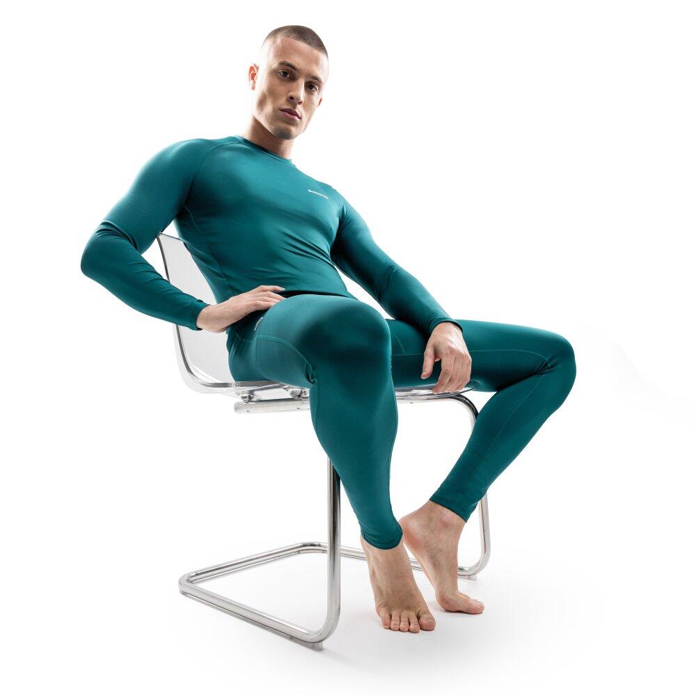Sous-pantalon thermique ski femme Sports d'hiver Homme Alta Vert 3/6
