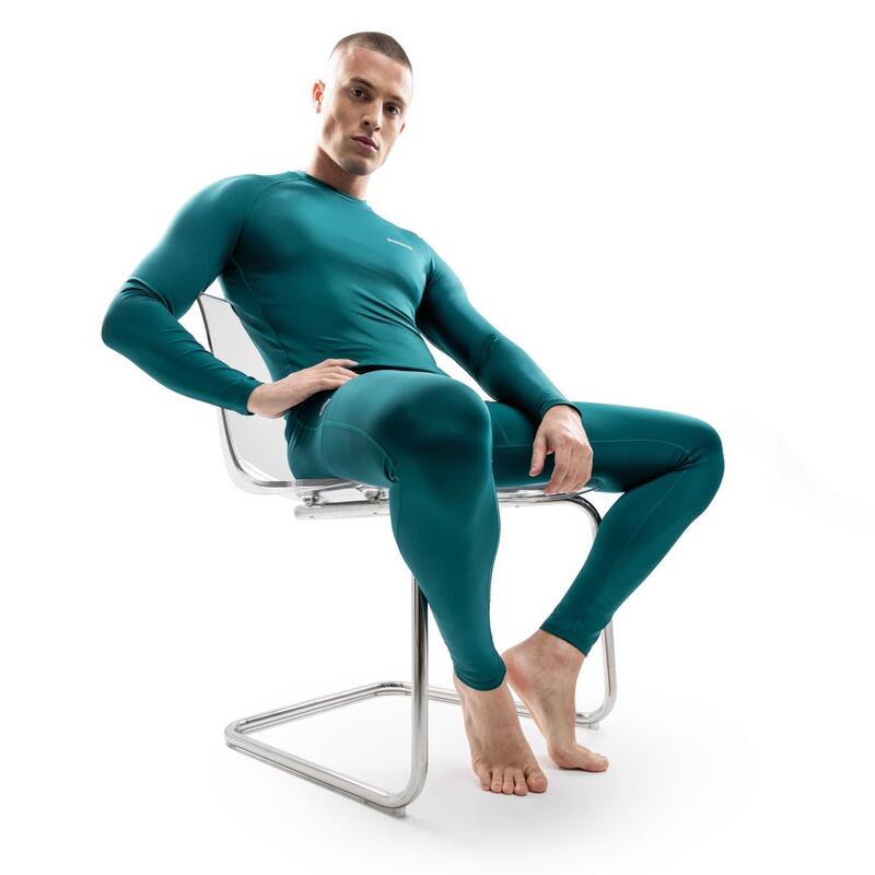 Pantaloni termici pentru schi pentru bărbați Alta Verde