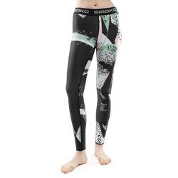 Pantalon sous-vêtement thermique femme Sports d'hiver Abstract Multicouleur