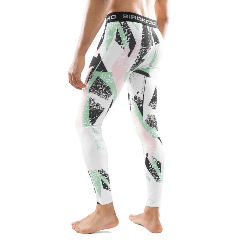 Pantaloni termici pentru bărbați Gouache Multicolor