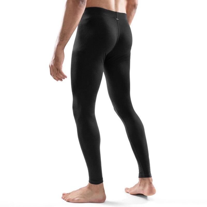 Pantaloni pentru bărbați cu strat de bază din lână termică SRX Knoll Negru