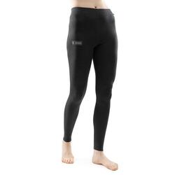 Sous-pantalon thermique laine femme Sports d'hiver SRX Musk Noir