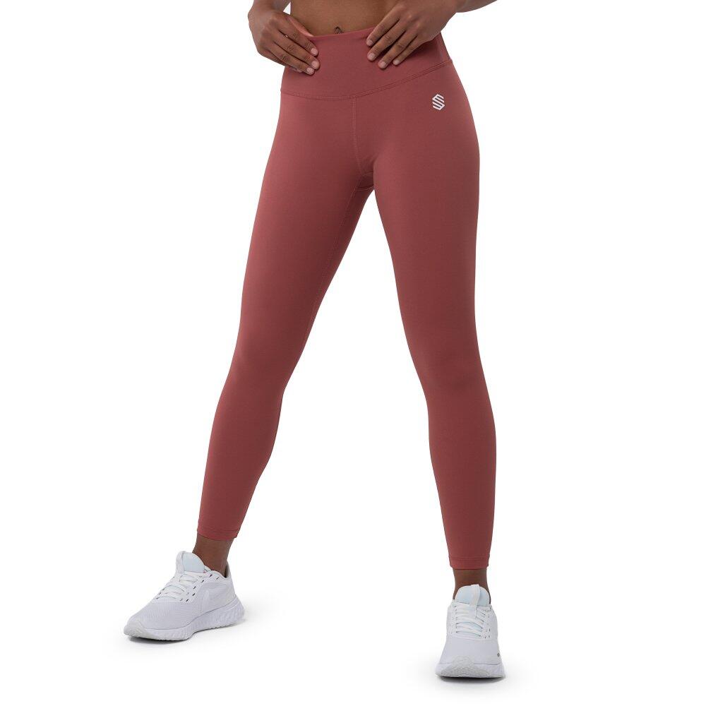 SIROKO Leggings mid-rise da allenamento Fitness Donna Success Terracotta