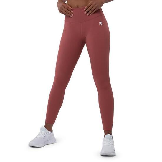 Leggings sport taille mi-haute Fitness Femme Success Ocre