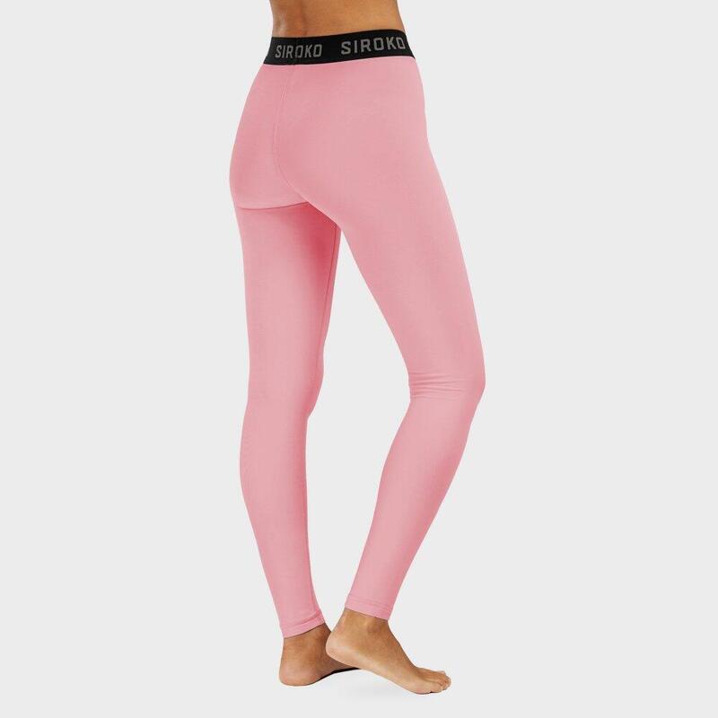 Calças interiores térmicas para mulher Desportos de inverno Lotus Rosa Chiclet