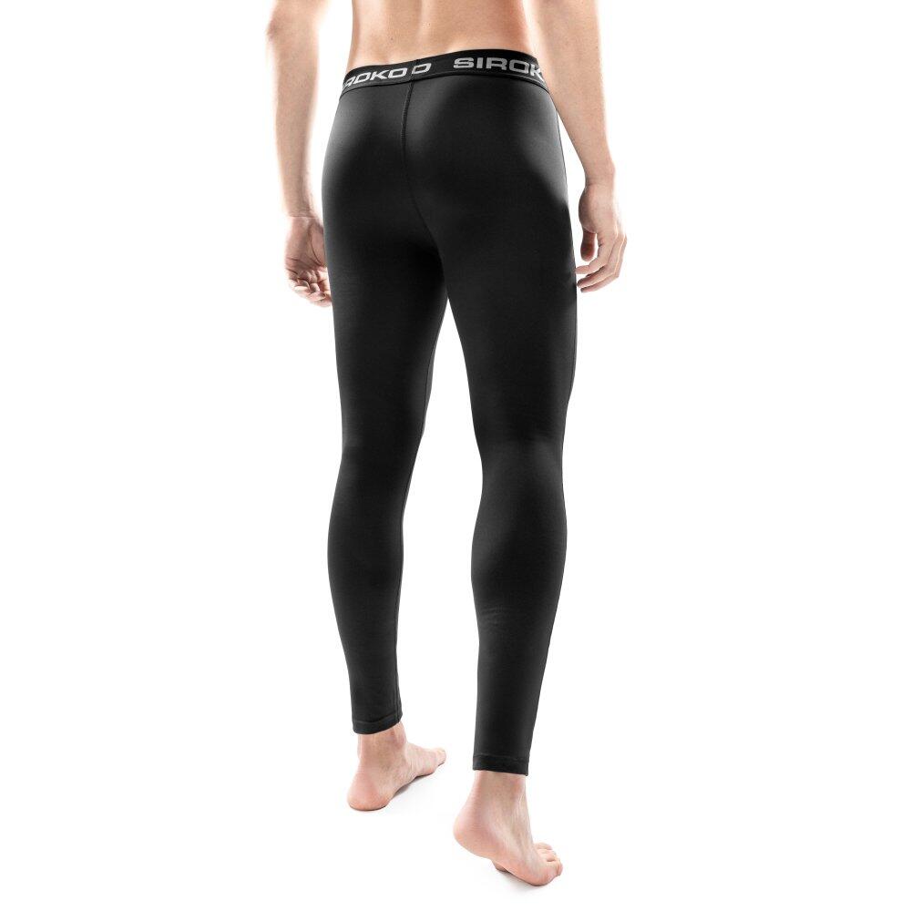 Leggings térmicos de esquí hombre esquí y nieve Kulm Negro 2/6