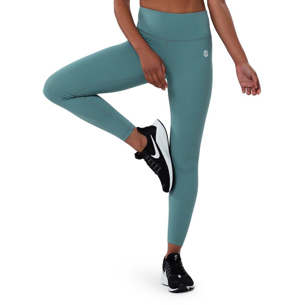 Siroko - Leggings Sport Taille Mi-haute Fitness Femme Finish Bleu Océan - Legging - Bleu - 48 Xl - Decathlon