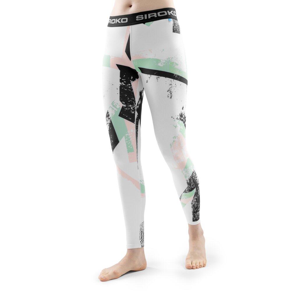 Women Winter sports thermal base layer pants Alley Multicolor