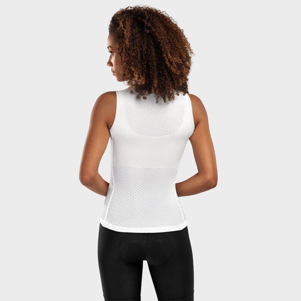 Damen Radsport fahrradbaselayer für Train Force Weiß 3/7