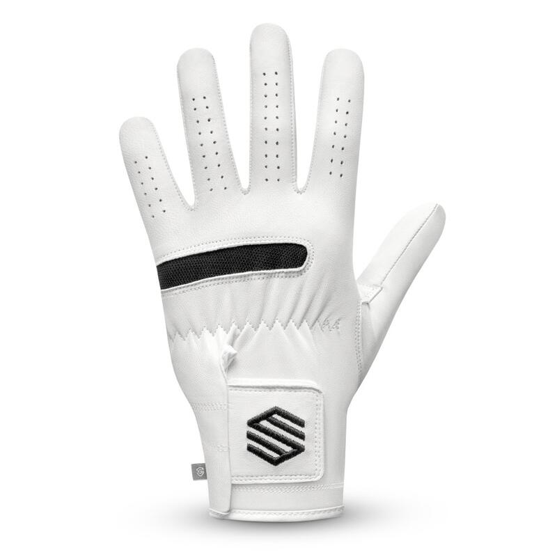 Heren en Dames Golf handschoen Fescue left Wit