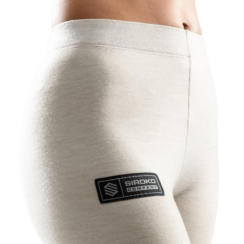 Sous-pantalon thermique laine femme Sports d'hiver Ultimate Loess Beige