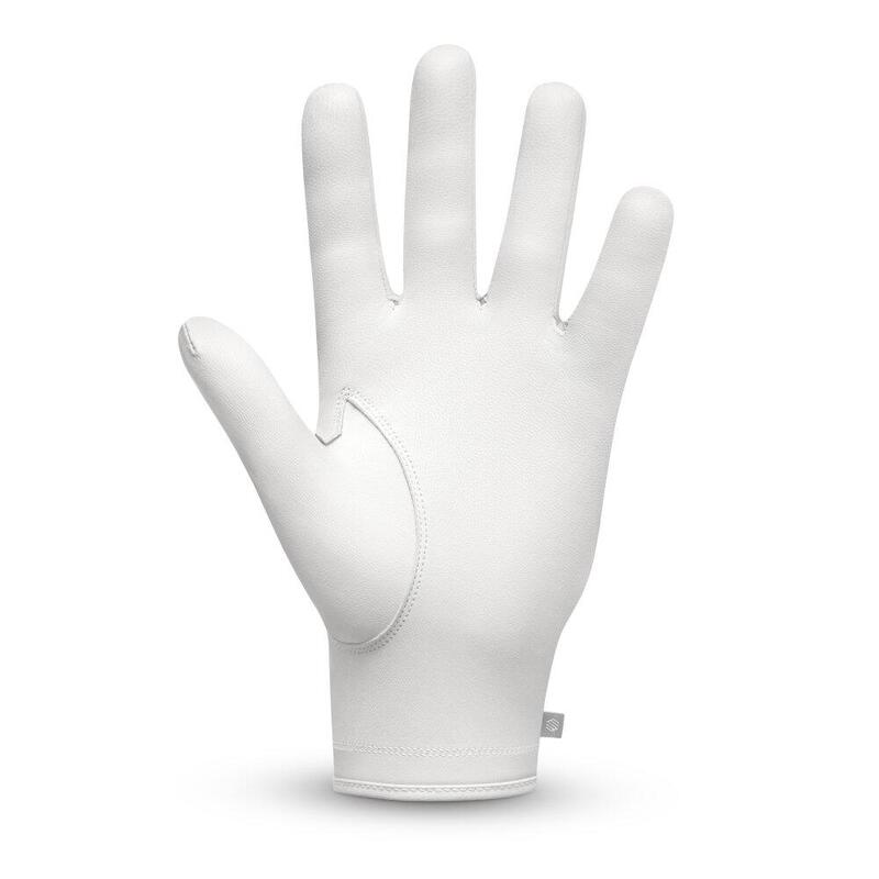 Heren en Dames Golf handschoen Fescue left Wit