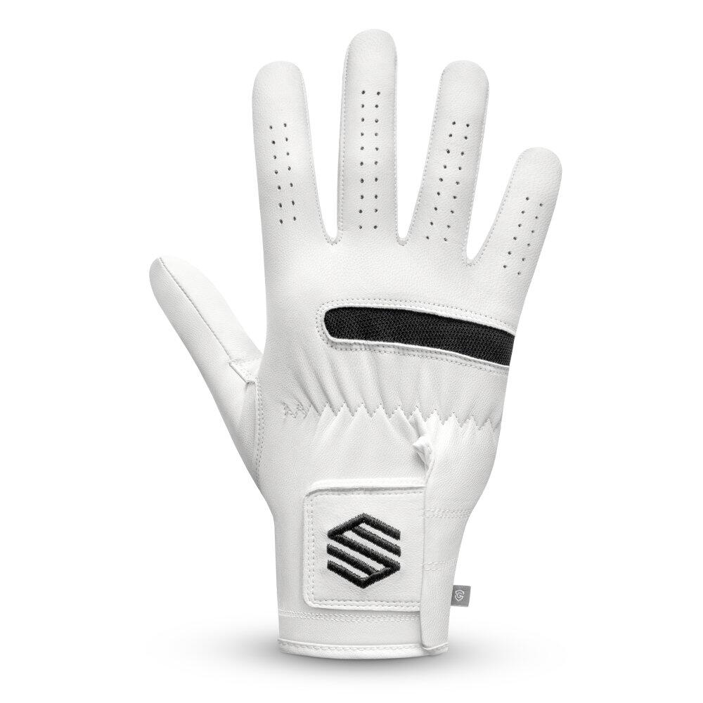 SIROKO Guanto da golf Uomo e donna Fescue right Bianco