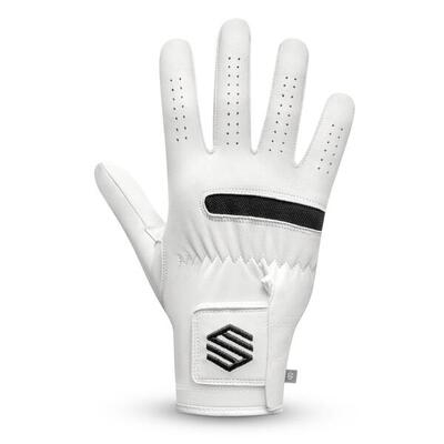 Herren und Damen Golf -handschuh Fescue right Weiß