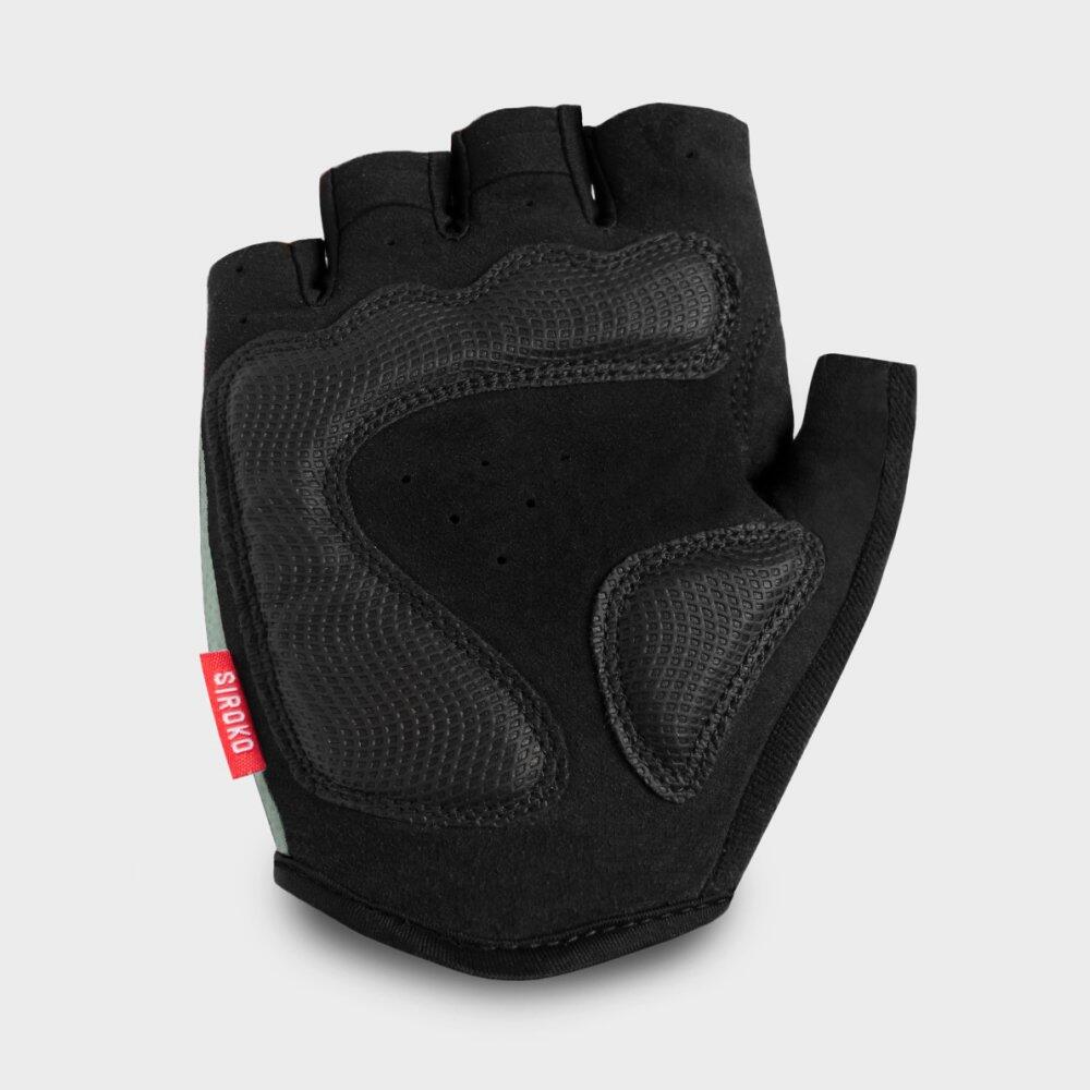 Heren en Dames Wielrennen Fietshandschoenen Aero Green Groen 3/5