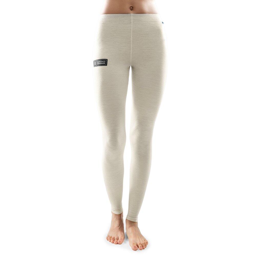 Siroko - Sous-pantalon Thermique Laine Femme Sports D'Hiver Srx Loess Beige - Legging - Beige - 34 2xs - Decathlon