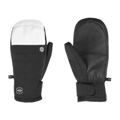Herren und Damen Wintersport Snowboard- und Ski-Winterfäustlinge PITZTAL White