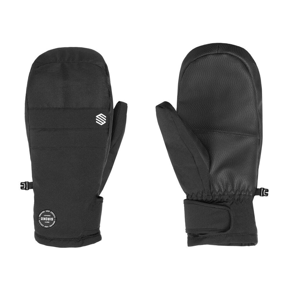 Men & Women Winter sports Snowboard and ski winter mittens PITZTAL Black Black