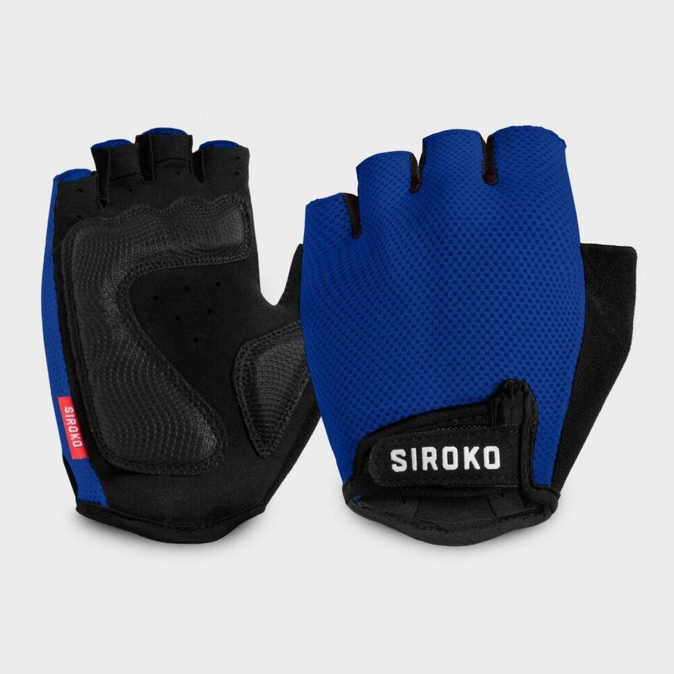 Rękawiczki rowerowe Kolarstwo Siroko Aero Dark Blue