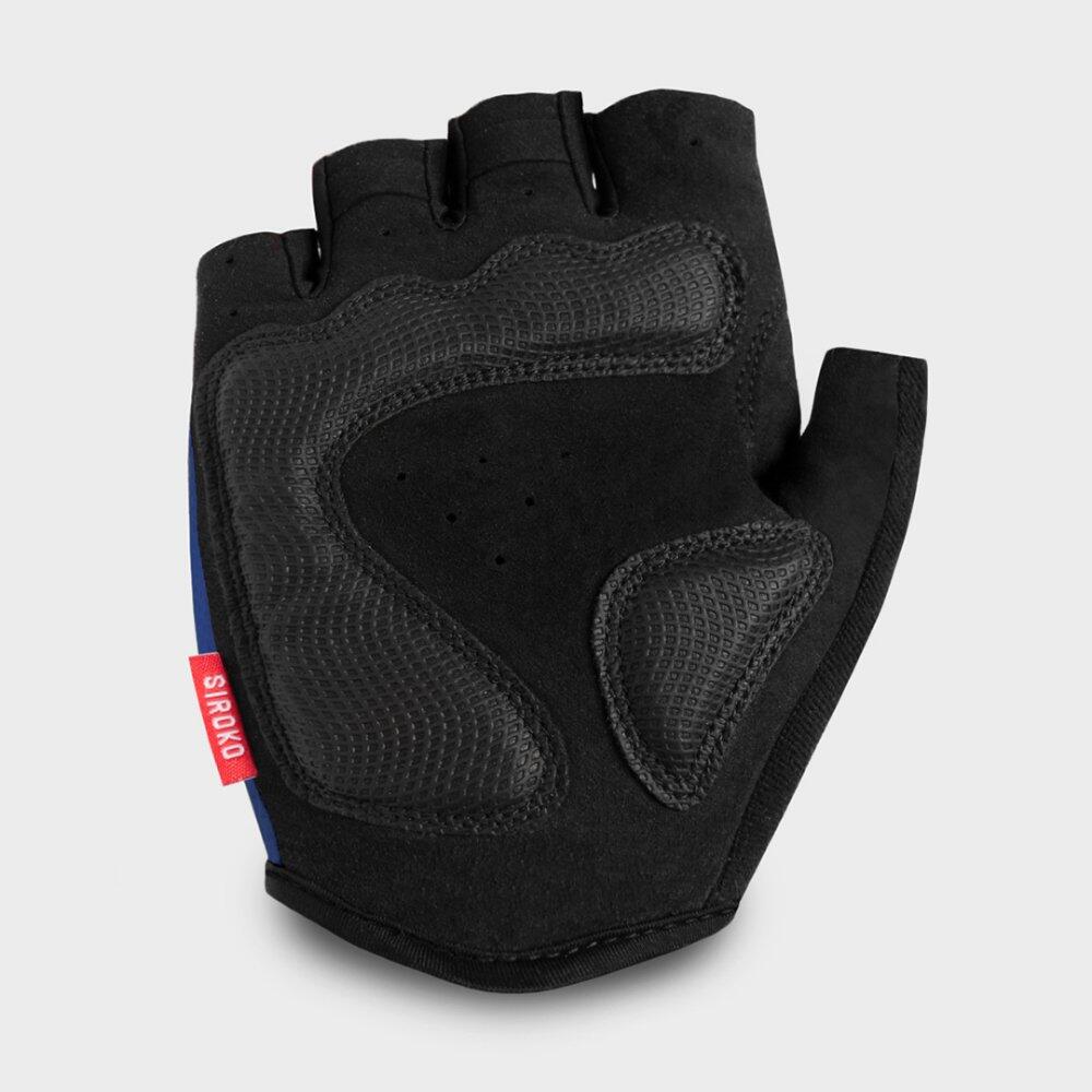 Guantes ciclismo Hombre y Mujer Aero Dark Blue Azul 3/7