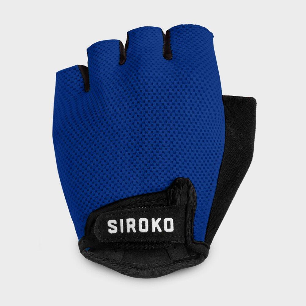 Rękawiczki rowerowe Kolarstwo Siroko Aero Dark Blue