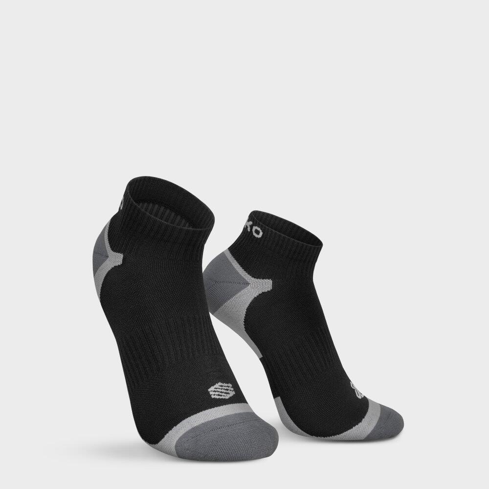 Chaussettes randonnée basses Homme et Femme Loerie Noir 2/7