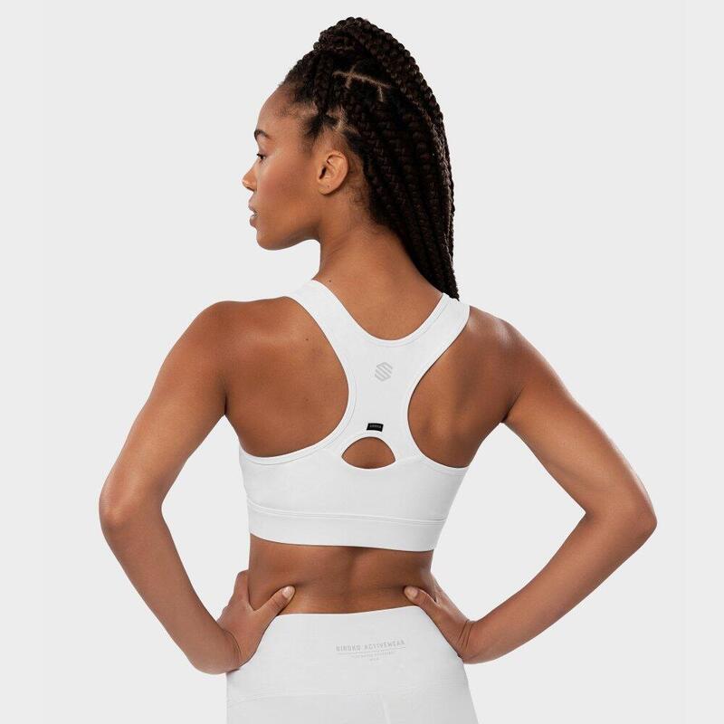 Soutien de desporto Fitness Mulher Hit Branco