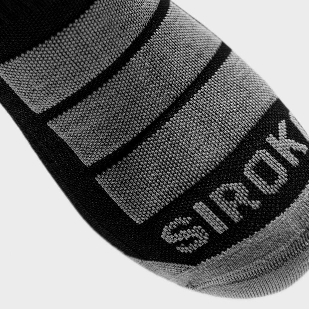 Men & Women Winter sports Snowboard socks AORAKI Black Black 3/7