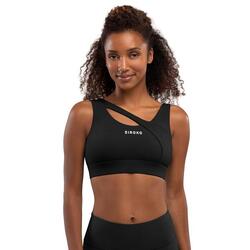 Brassière sport - Maintien élevé Fitness Femme Cross Black Noir