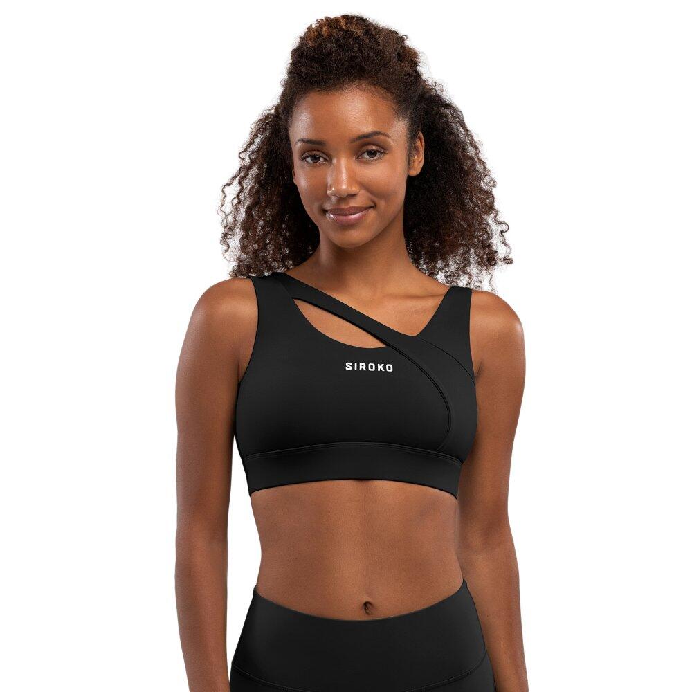 Reggiseno sportivo - Supporto Elevato Fitness Donna Cross Black Nero 1/7