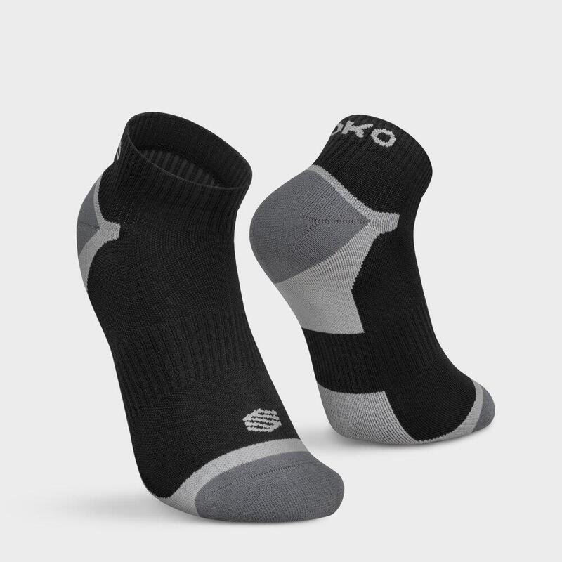 Men & Women Hiking ankle socks Loerie Black