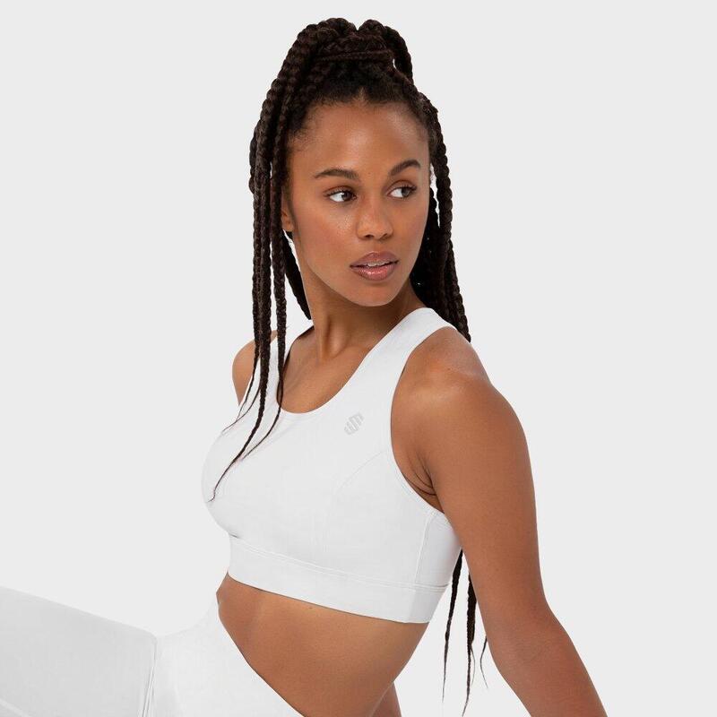 Soutien de desporto Fitness Mulher Hit Branco