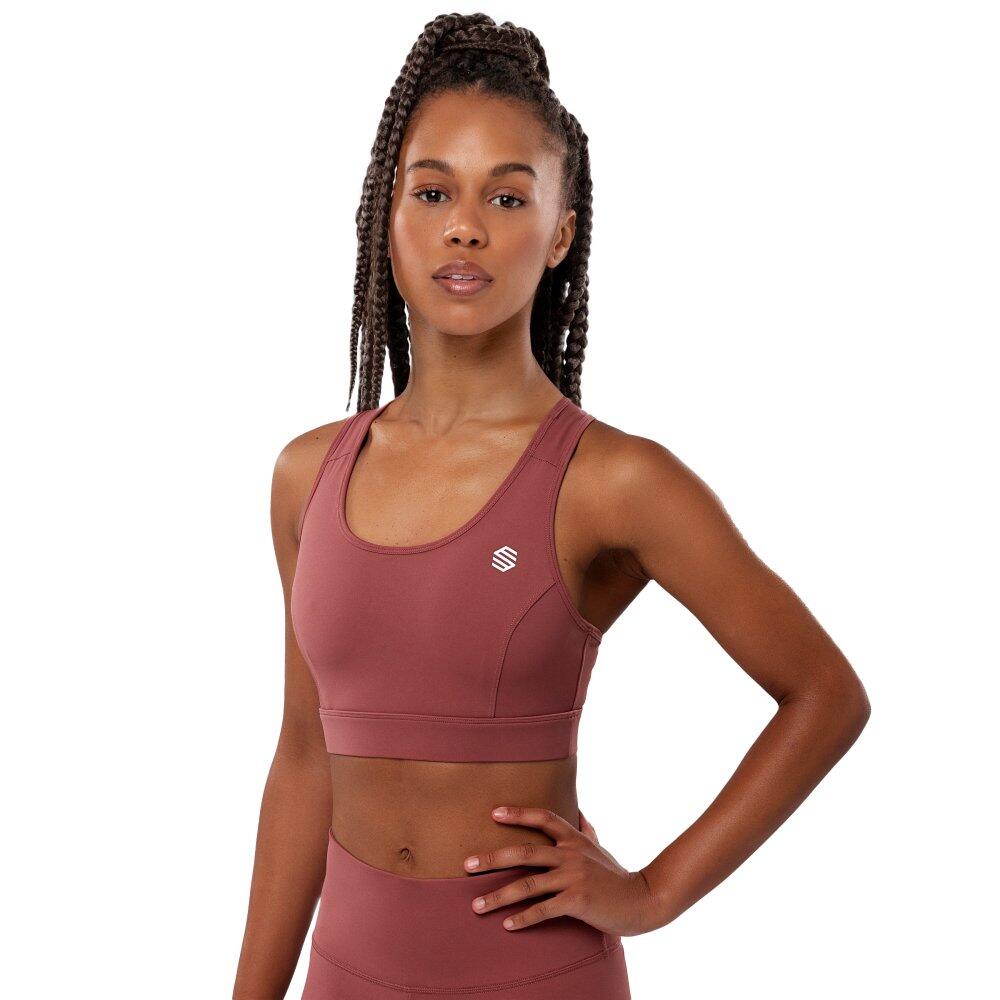 Siroko - Brassière Sport Fitness Femme Effort Ocre - Soutien-gorge - Orange|rouge - 42 M/l - Decathlon