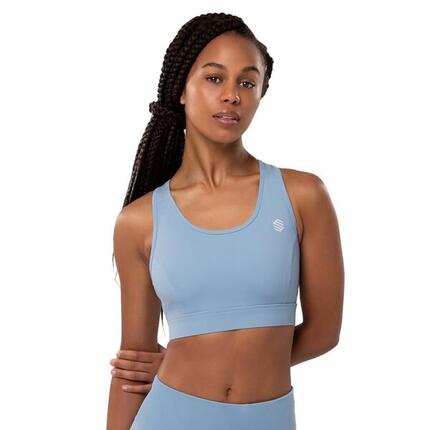 Damen Fitness Sport-BH Rain Himmelblau