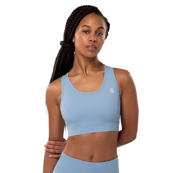 Damen Fitness Sport-BH Rain Himmelblau