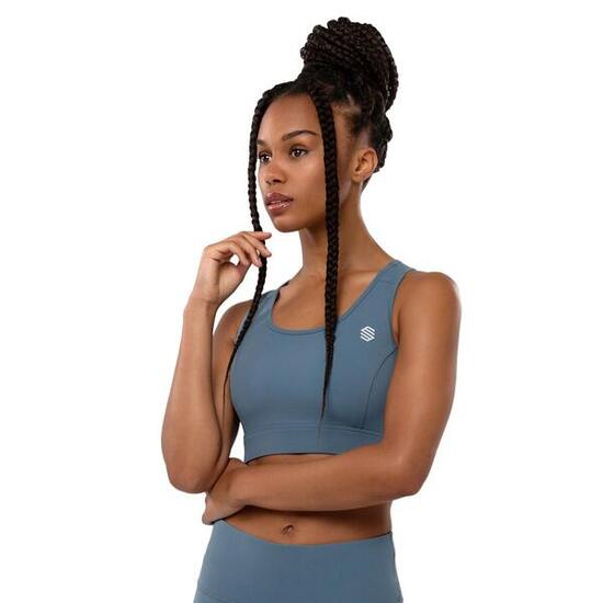 Damen Fitness Sport-BH Start Ozeanblau