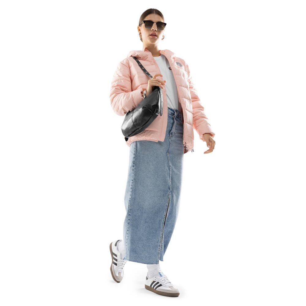 Women Lifestyle water-resistant puffer jacket Hokkai-W Pink 3/8