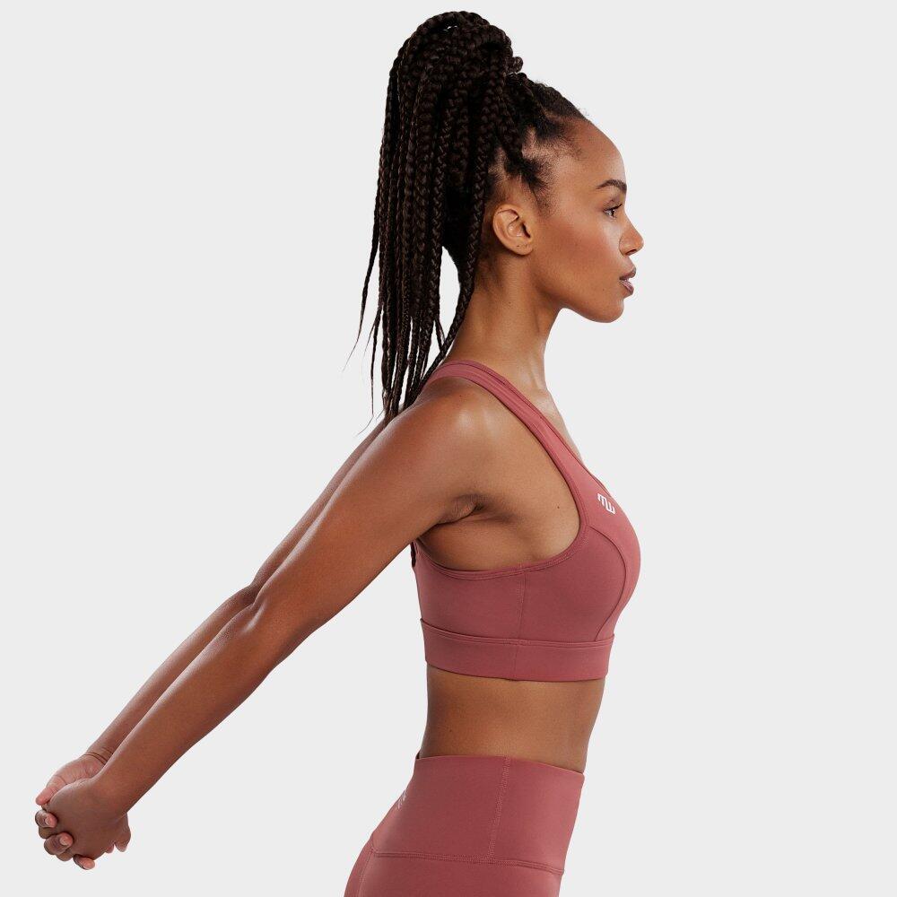 Brassière sport Fitness Femme Effort Ocre 3/7