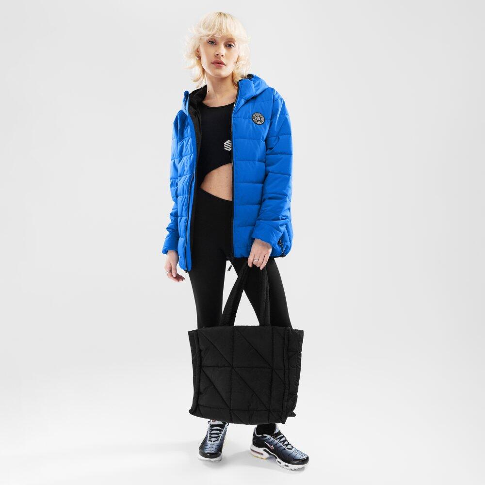 Dames Lifestyle waterbestendig puffer jack Globe-W Blauw 4/7
