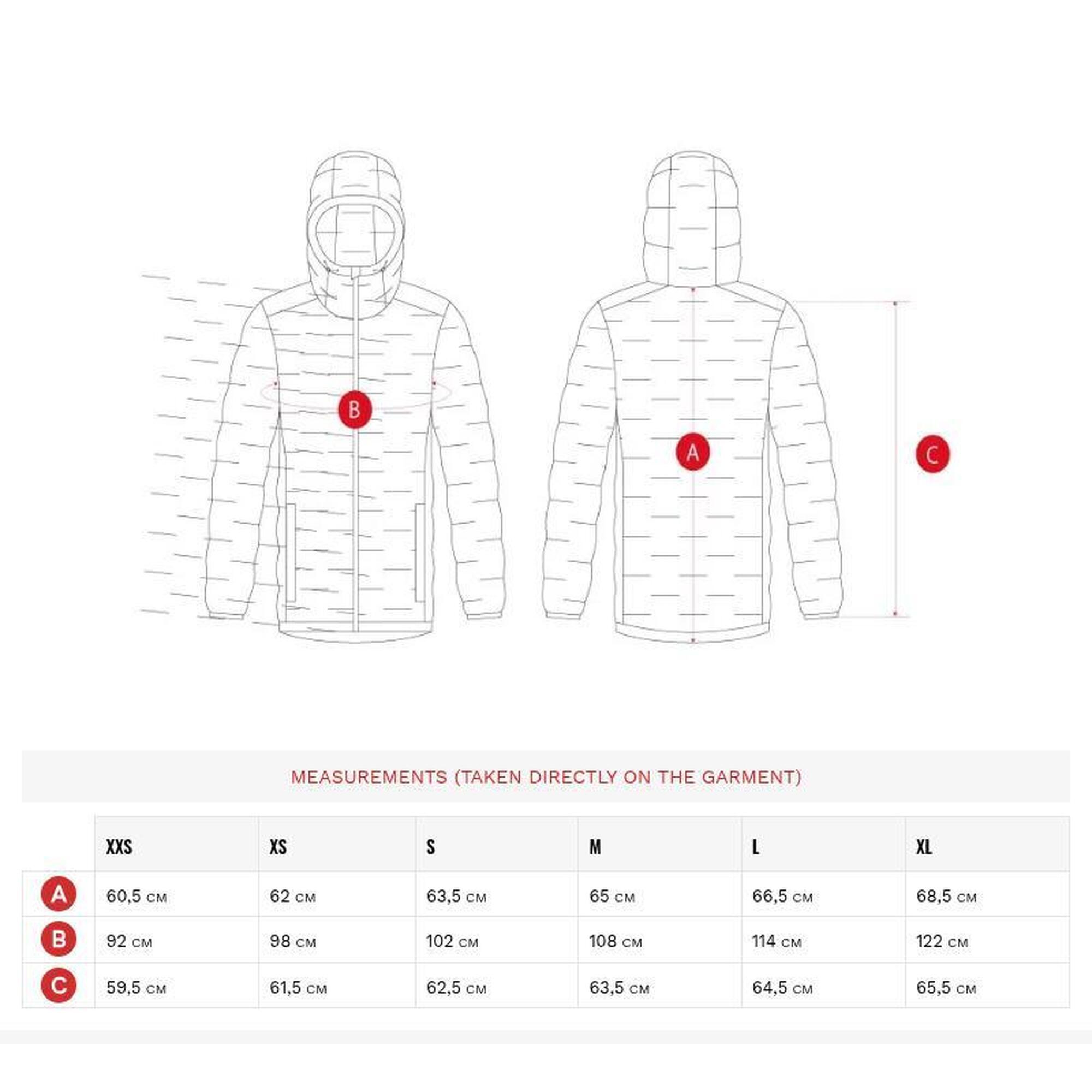Veste randonnée isolante légère femme Bivy Gris