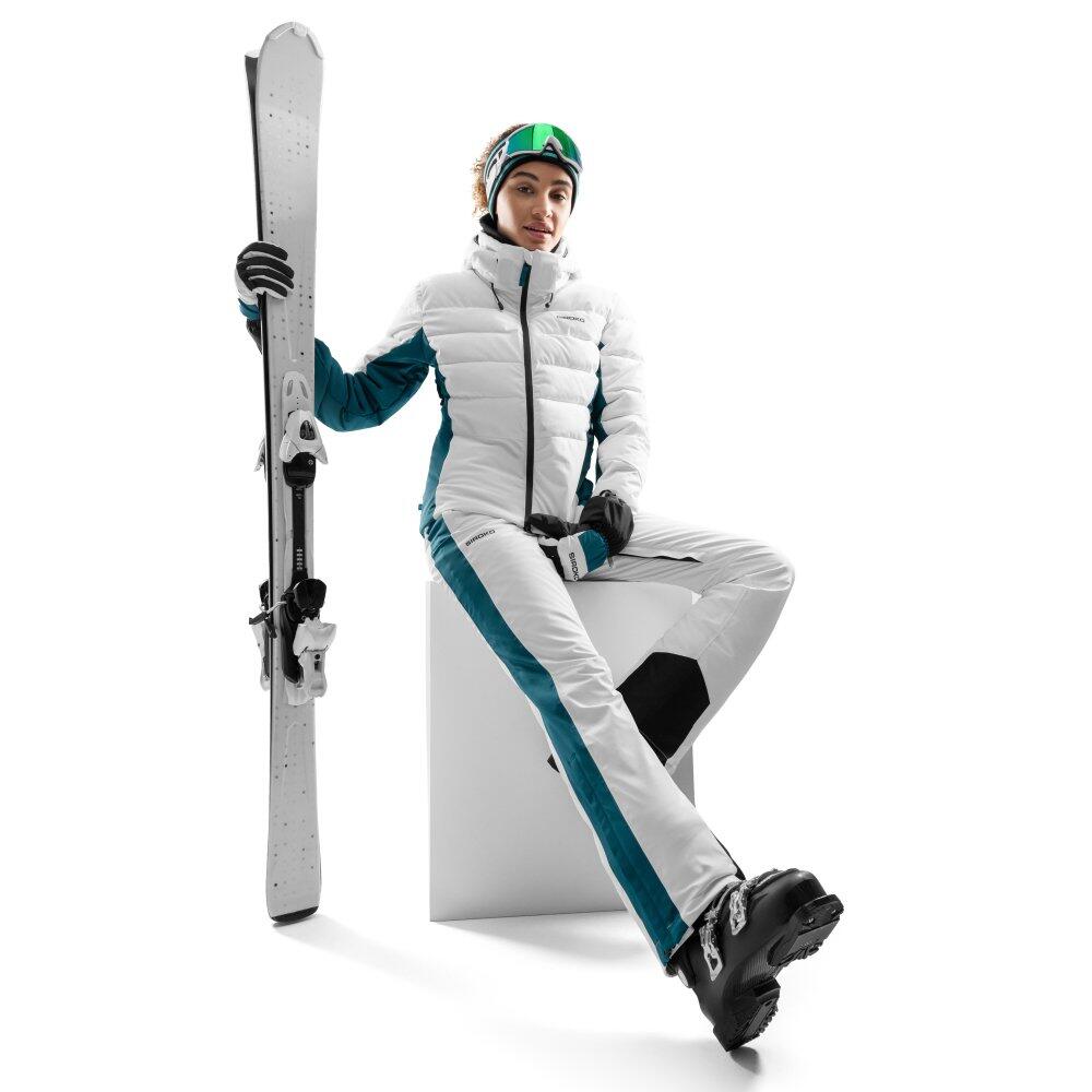 Calças de ski para mulher Desportos de inverno P3-W Genevez Branco 3/7