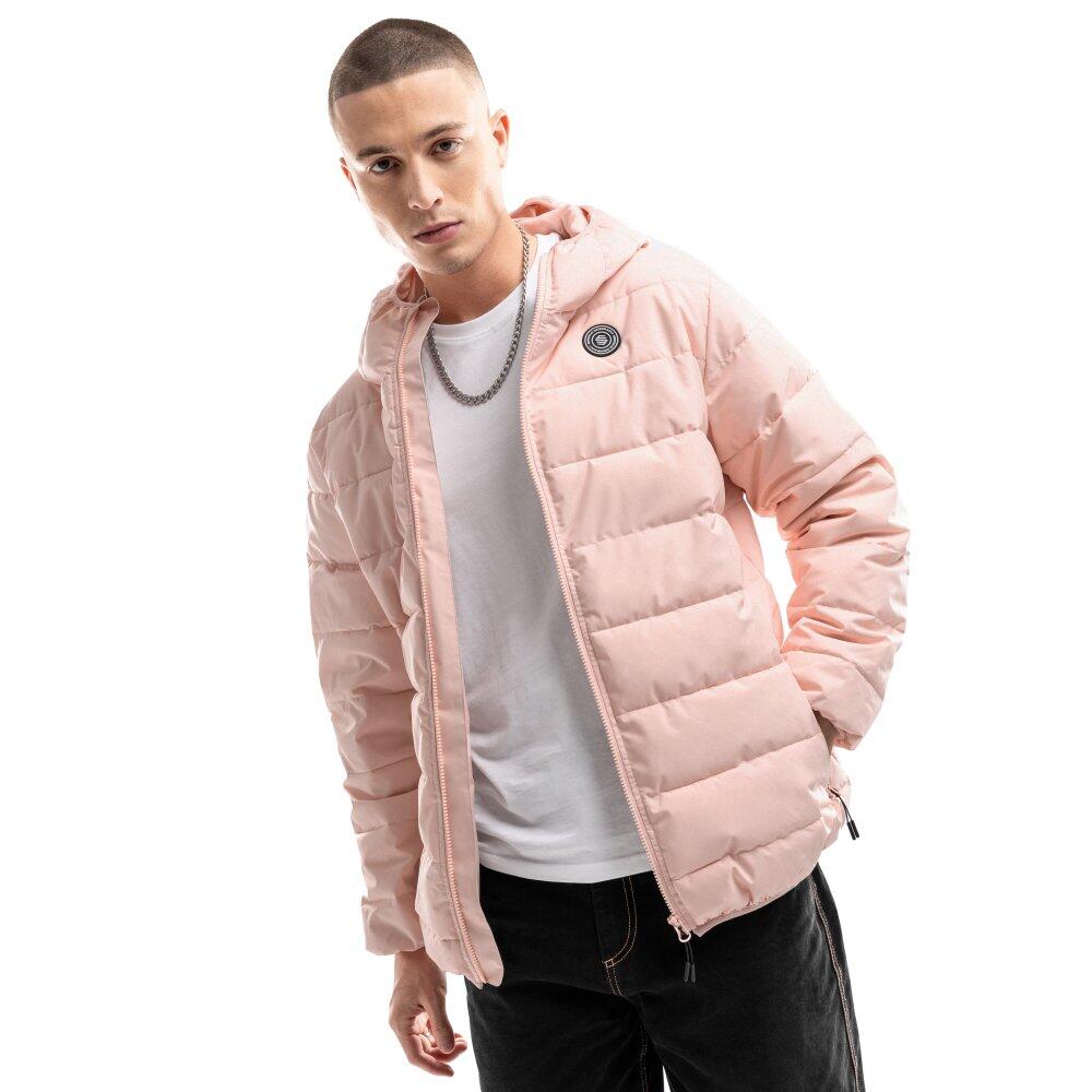 Men Lifestyle water-resistant puffer jacket Hokkai Pink