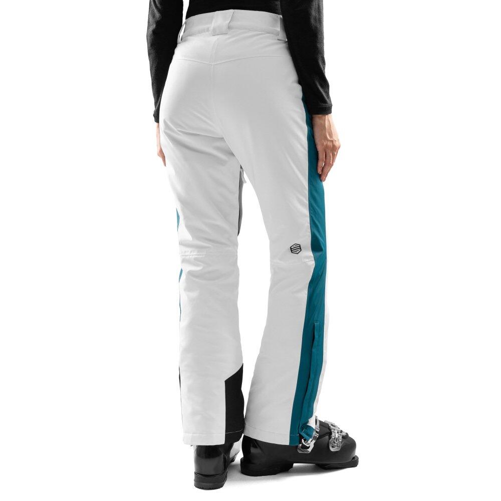 Calças de ski para mulher Desportos de inverno P3-W Genevez Branco 2/7