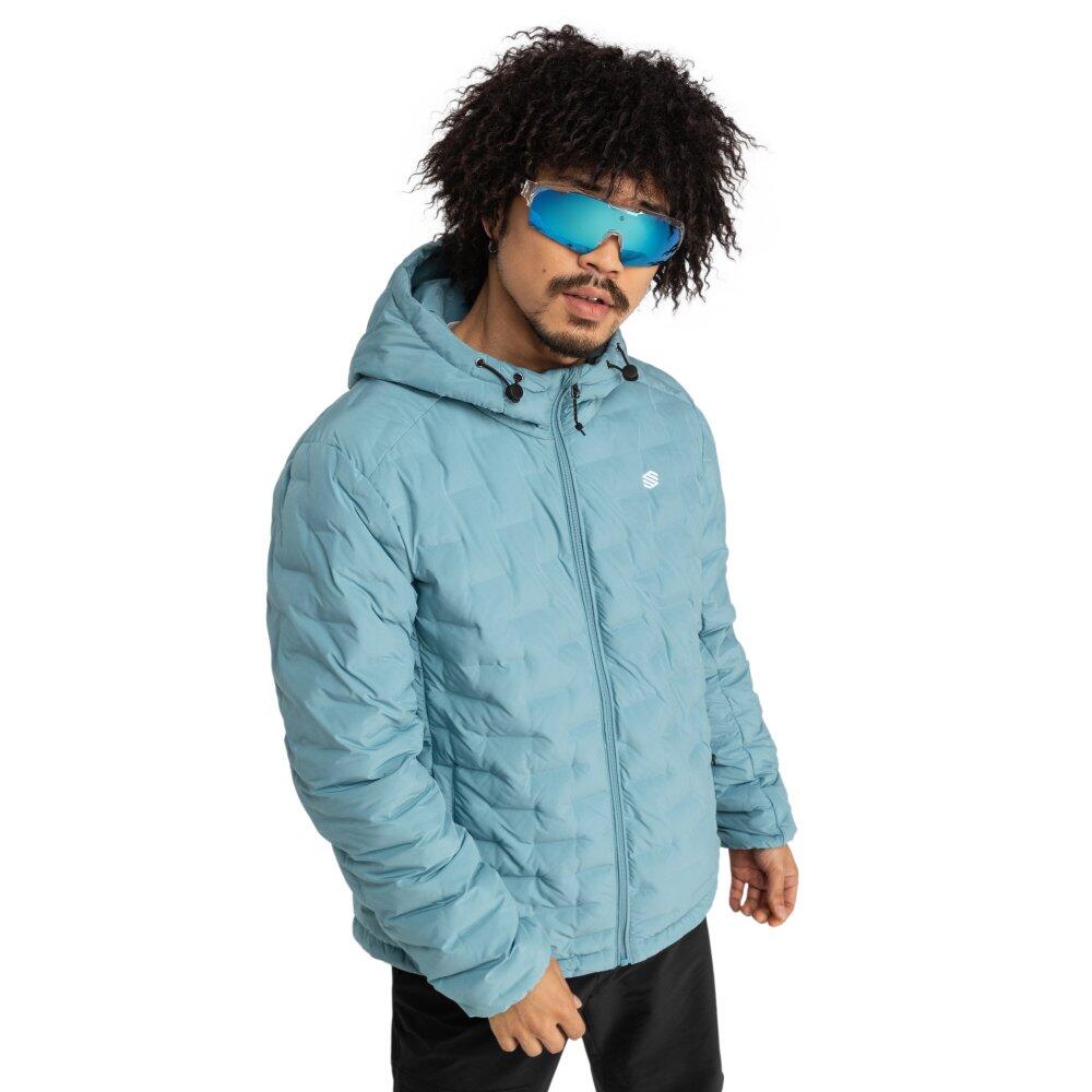 Men Hiking ’s light insulated jacket Mineral Blue