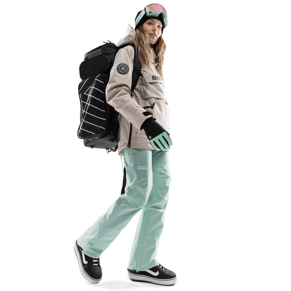 Damen Wintersport hardshell-snowboardhose P2-W Auburn Grün 3/7